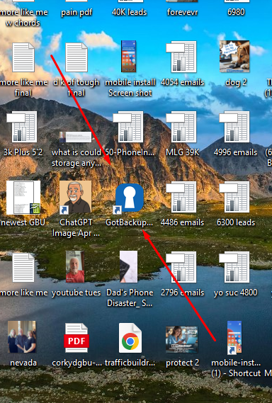 GotBackUp on my Laptop, My New best friend!
