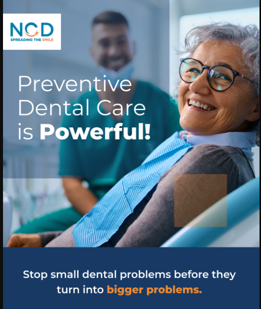 Preventive dental care is powerful.....