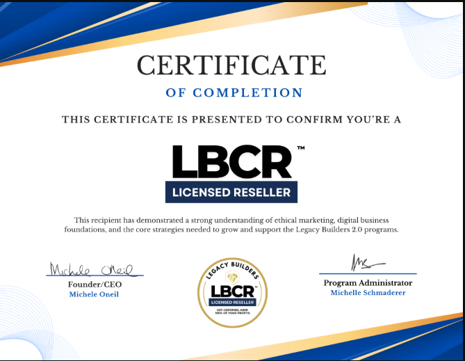 Certification today....